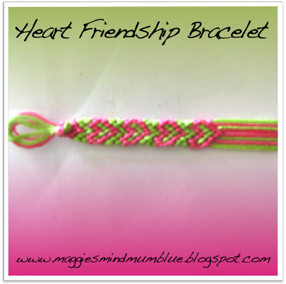 Heart Friendship Bracelet Tutorial –