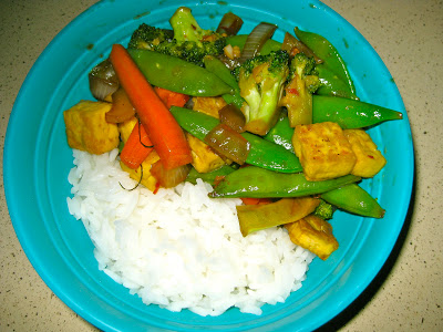 cooking tofu, stir-fry, veggies