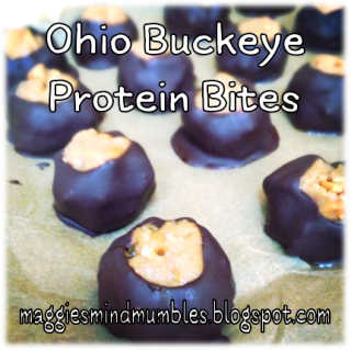 Maggie's Mind Mumbles//: Ohio Buckeye Protein Bites